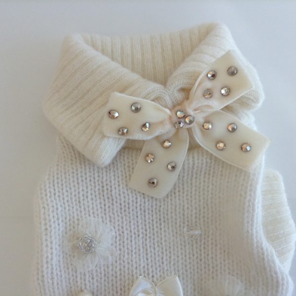 For Pets Only-White Promise Sweater Exclusive Collection - Image 2