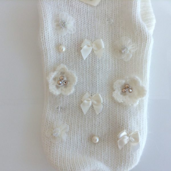 For Pets Only-White Promise Sweater Exclusive Collection - Image 3