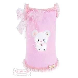 For Pets Only-I Love Topomio T-shirt Pink