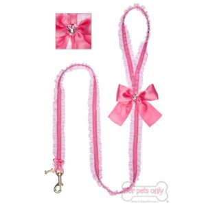 For Pets Only-Love Lingerie Leash Fuchsia
