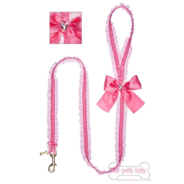 For Pets Only-Love Lingerie Leash Fuchsia