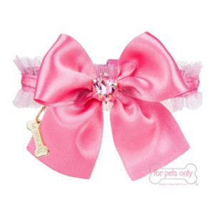 For Pets Only-shocking Love Collar Fuchsia
