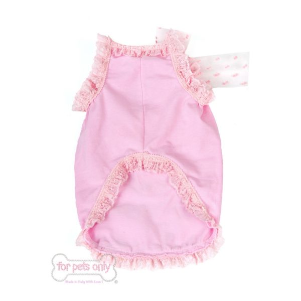 For Pets Only-I Love Topomio T-shirt Pink - Image 2