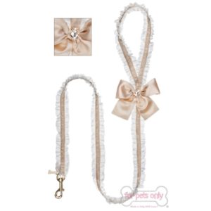 For Pets Only-Love Lingerie Leash Beige