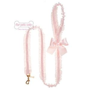 For Pets Only Lingerie Leash-pink/gold