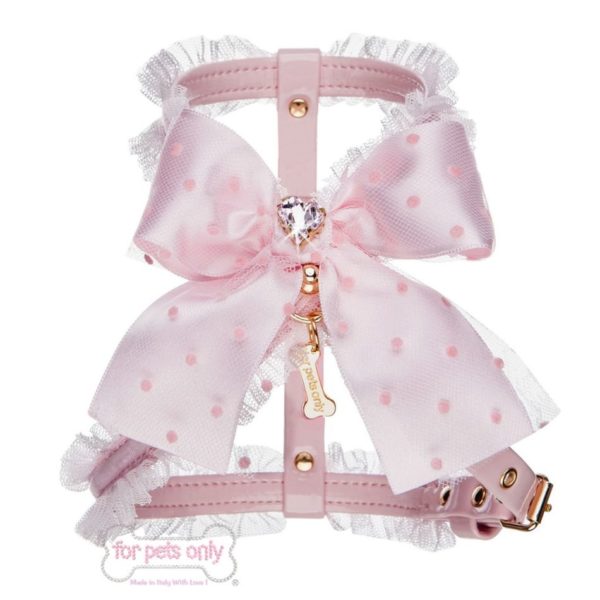 For Pets Only- Love Dots Harness Pink
