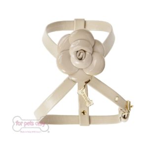 For Pets Only-Love Perfect Flower Harness Beige