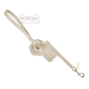 For Pets Only-Love Perfect Flower Leash Beige