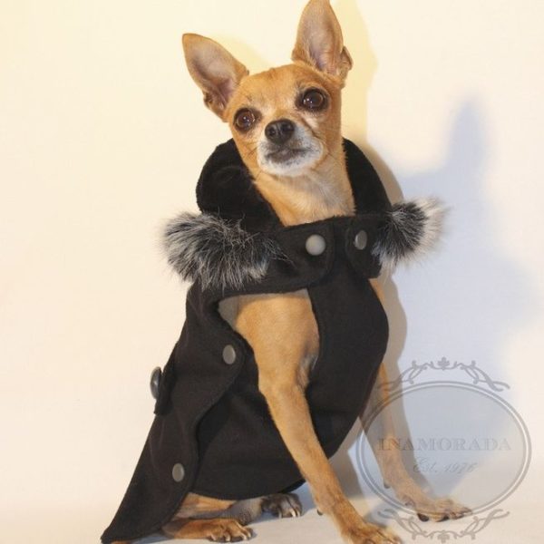 Inamorada Belgravia Cashmere Coat -black
