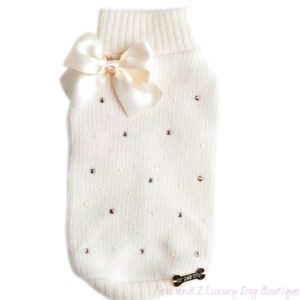 For Pets Only-diamond  Off-white Sweater Limited Editon