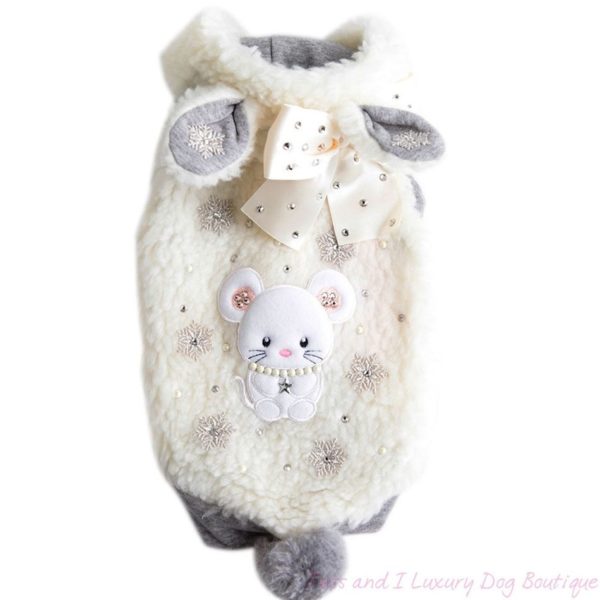 For Pets Only- Snow White  Bunny Coat- Limited Edition