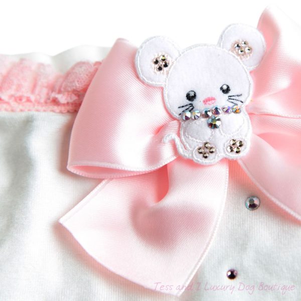 For Pets Only- Lace Top Mouse Pink T-shirt Limited Edition - Image 3