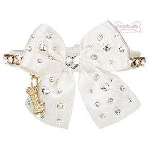FOR PETS ONLY- HEARTBEAT COLLAR WHITE