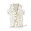FOR PETS ONLY- ROMANTIC CARDIGAN WHITE