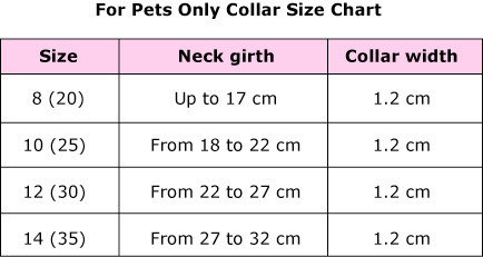 Only Hearts Size Chart
