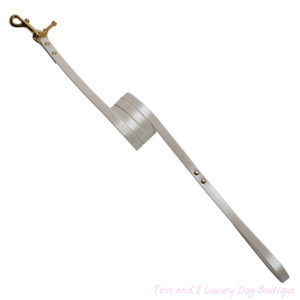 FOR PETS ONLY-PLAIN LEASH CREAM-GOLD