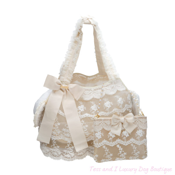 FOR PETS ONLY-LACE EXPLOSION POCHETTE BEIGE-LIMITED EDITION - Image 2