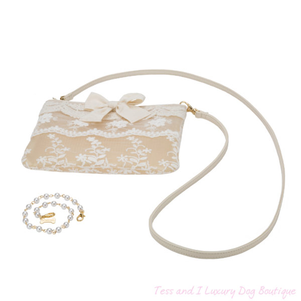 FOR PETS ONLY-LACE EXPLOSION POCHETTE BEIGE-LIMITED EDITION - Image 3