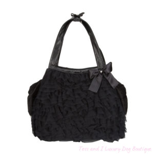 FOR PETS ONLY-RUCHES BAG BLACK SPECIAL EDITION