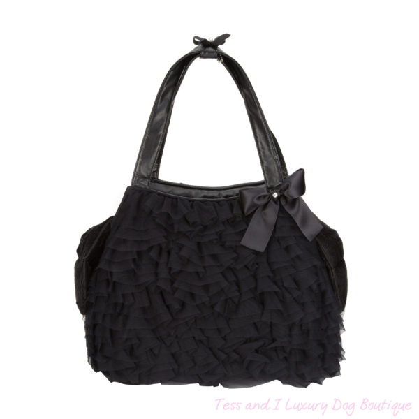 FOR PETS ONLY-RUCHES BAG BLACK SPECIAL EDITION