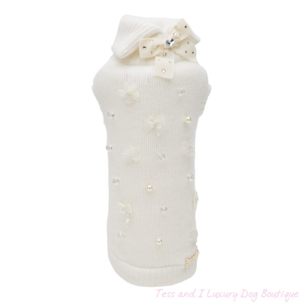 FOR PETS ONLY-ROMANTIC CREAM SWEATER-LIMITED EDITION