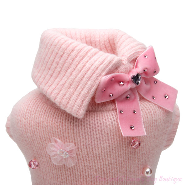 FOR PETS ONLY-ROMANTIC PINK SWEATER-LIMITED EDITION - Image 3