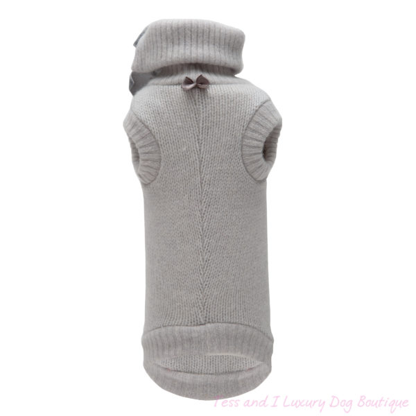 FOR PETS ONLY-ROMANTIC LIGHT GREY SWEATER-LIMITED EDITION - Image 3