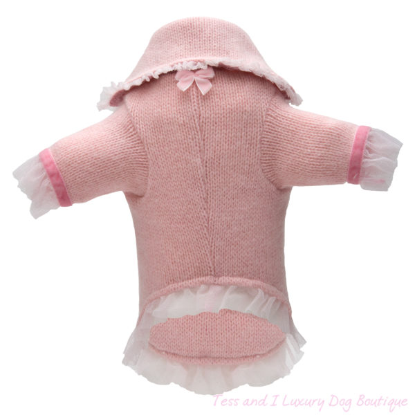 FOR PETS ONLY-SPARKLING POM POM PINK SWEATER-LIMITED EDITION - Image 5