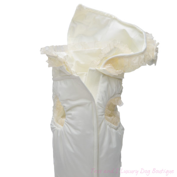 FOR PETS ONLY-OFF-WHITE BOWS RAINCOAT- LIMITED EDITON - Image 2