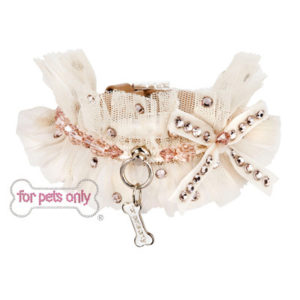 FOR PETS ONLY-DREAM IN CREAM COLLAR-COUTURE COLLECTION
