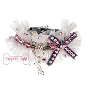 FOR PETS ONLY-DREAM IN GREY COLLAR-COUTURE