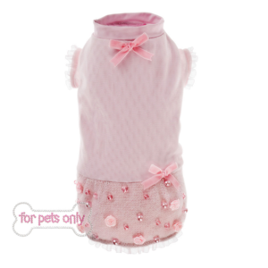 FOR PETS ONLY-DREAM IN PINK DRESS -COUTURE