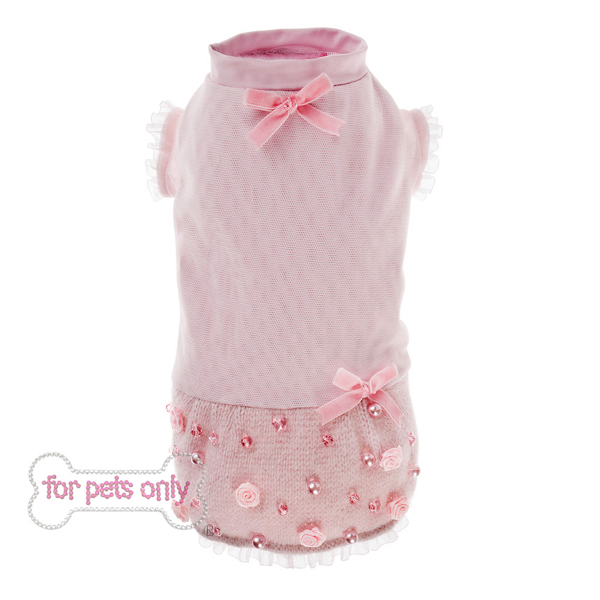 FOR PETS ONLY-DREAM IN PINK DRESS -COUTURE