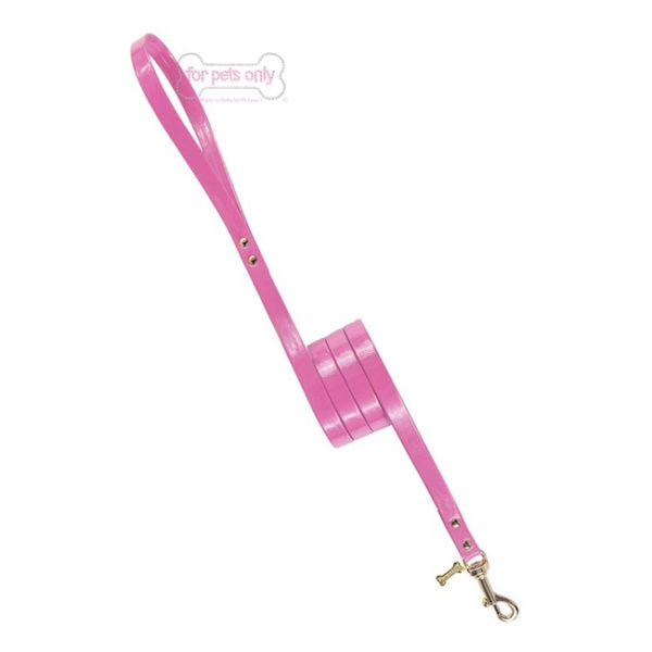 For Pets Only-Plain Lead Fuchsia/gold