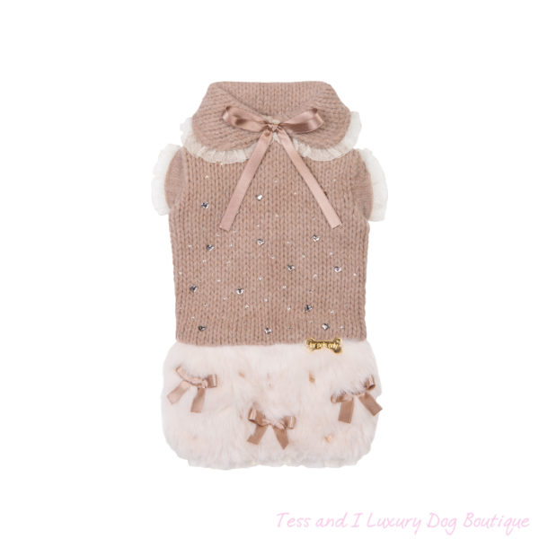 For Pets Only-Princess Snow Dress Beige-Limited Edition