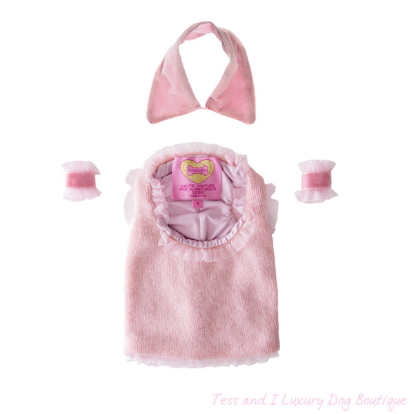 FOR PETS ONLY-PINK WINTER SET COUTURE COLLECTION