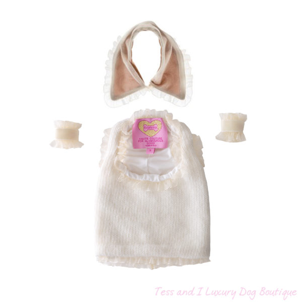 FOR PETS ONLY-CREAM WINTER SET-COUTURE