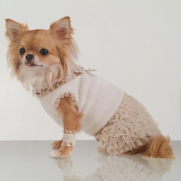 FOR PETS ONLY-CREAM WINTER SET-COUTURE - Image 3