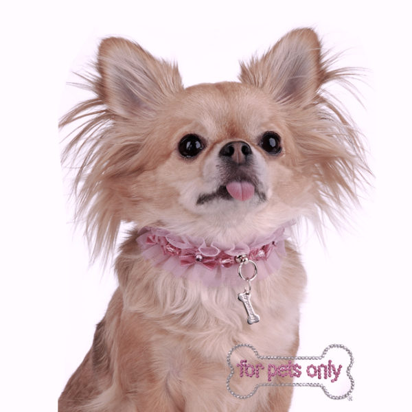 FOR PETS ONLY-BON BON COLLAR PINK-COUTURE - Image 2
