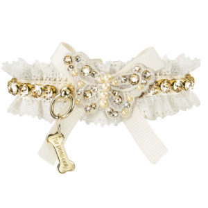 FOR PETS ONLY-DELICATE BUTTERFLY IVORY COLLAR