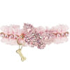 FOR PETS ONLY-BUTTERFLY GLAM PINK COLLAR