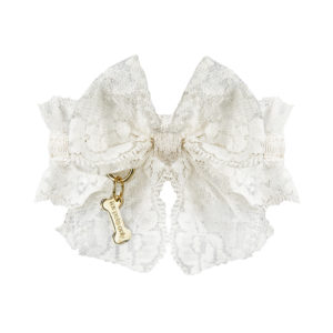 FOR PETS ONLY-ROMANTIC LADY WHITE LACE COLLAR