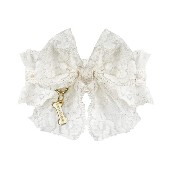 FOR PETS ONLY-ROMANTIC LADY WHITE LACE COLLAR