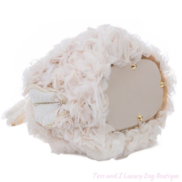 FOR PETS ONLY-NATURAL LOVE WHITE BAG-COUTURE COLLECTION - Image 5