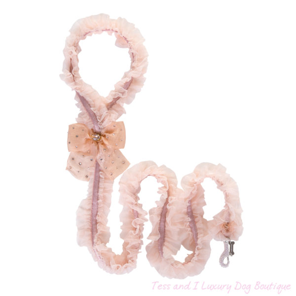 FOR PETS ONLY- LINGERIE BOW NUDE LEASH-COUTURE COLLECTION - Image 3