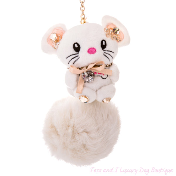 FOR PETS ONLY- TOPOMIO POM POM WHITE-COUTURE COLLECTION