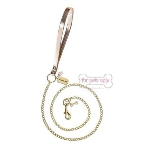 FOR PETS ONLY-CHAIN LEAD ROSE GOLD