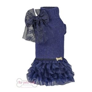 FOR PETS ONLY-CHARMANT DRESS-BLUE