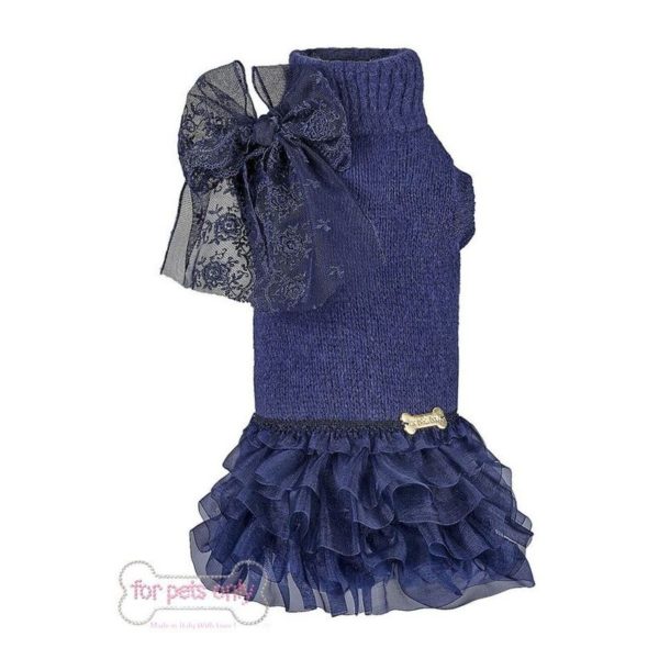 FOR PETS ONLY-CHARMANT DRESS-BLUE