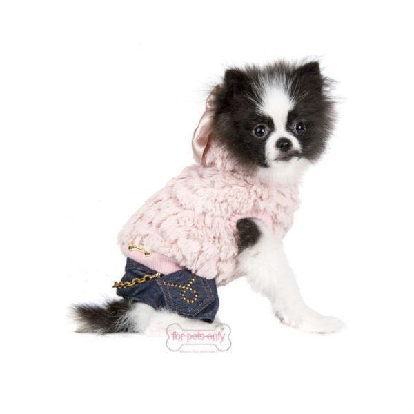 FOR PETS ONLY- RETRO BOMBER EN ROSE - Image 3